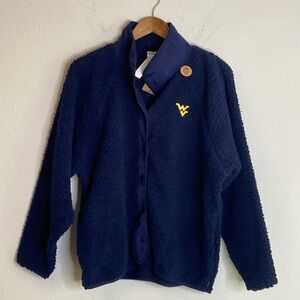 PINK Victoria's Secret Collegiate West Virginia University Sherpa Jacket